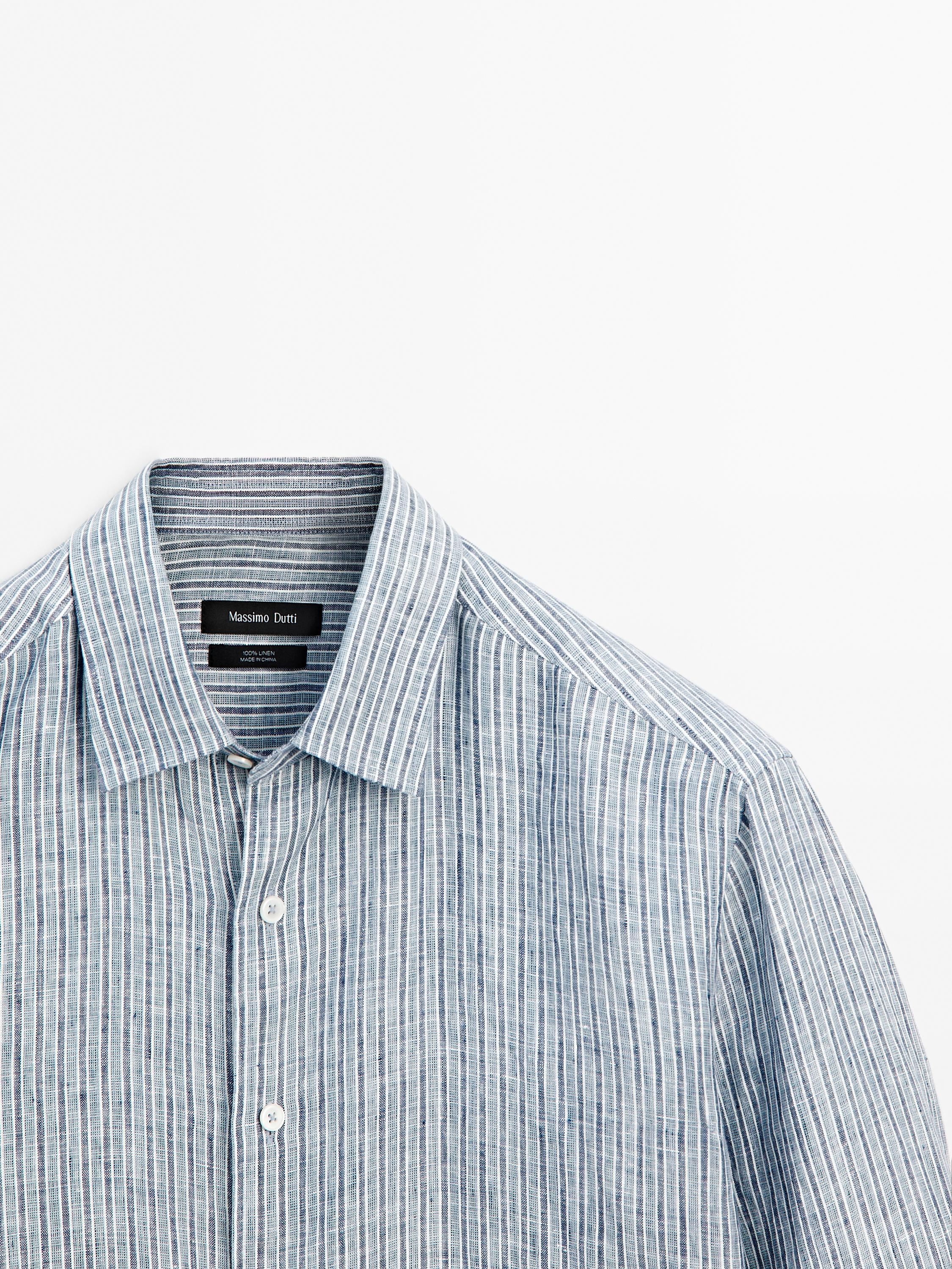 Regular fit striped shirt